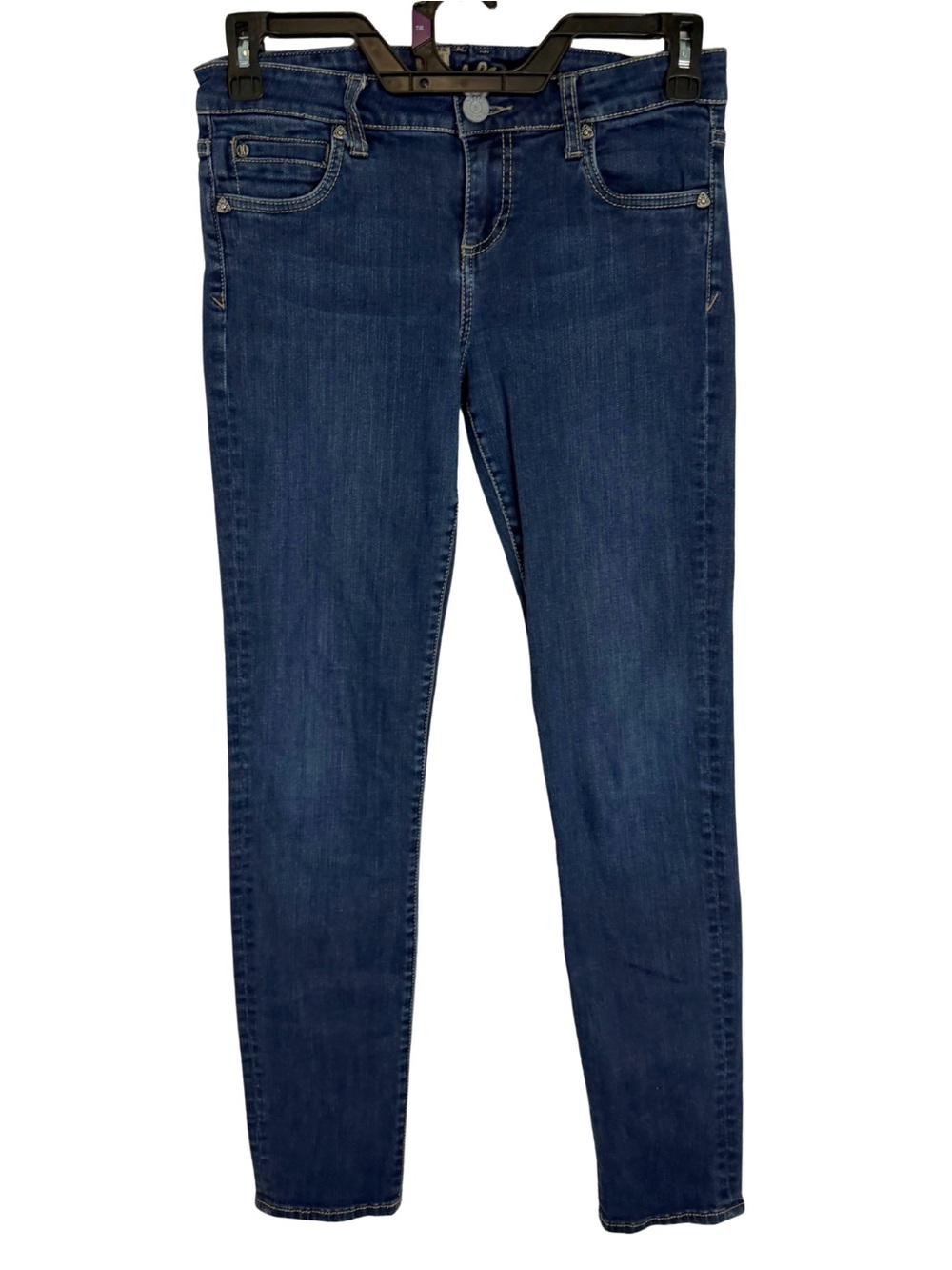 Kut from the Kloth Dark Blue Skinny Jeans Size 4